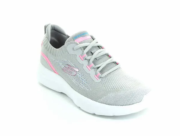 SKECHERS 149546 GRIS-ROSA