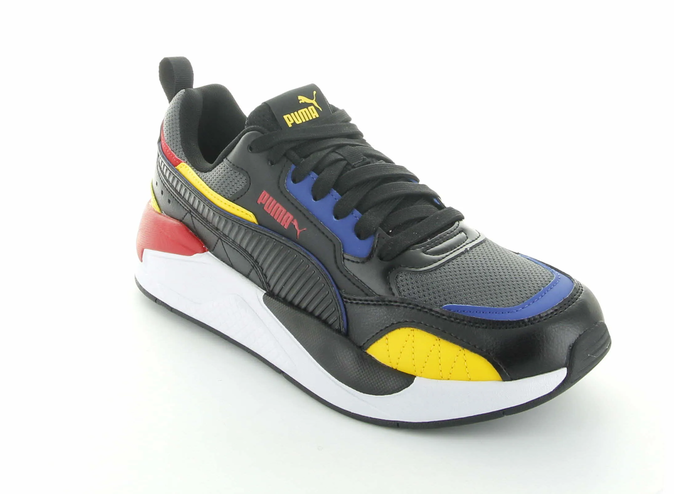 PUMA 373108-50 NGO-ROJO-AMARILLO