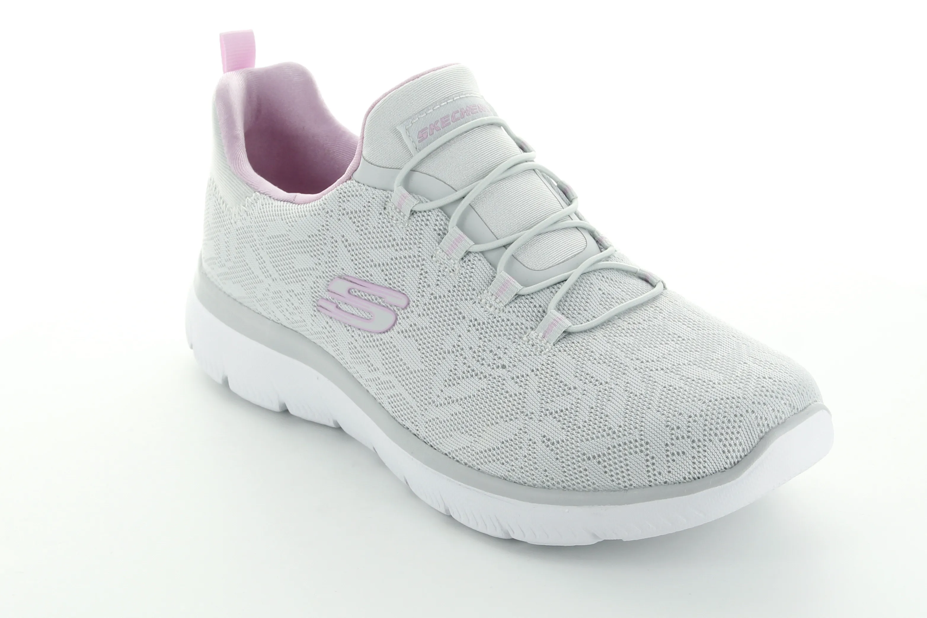 SKECHERS 149936 GRIS-LAVANDA