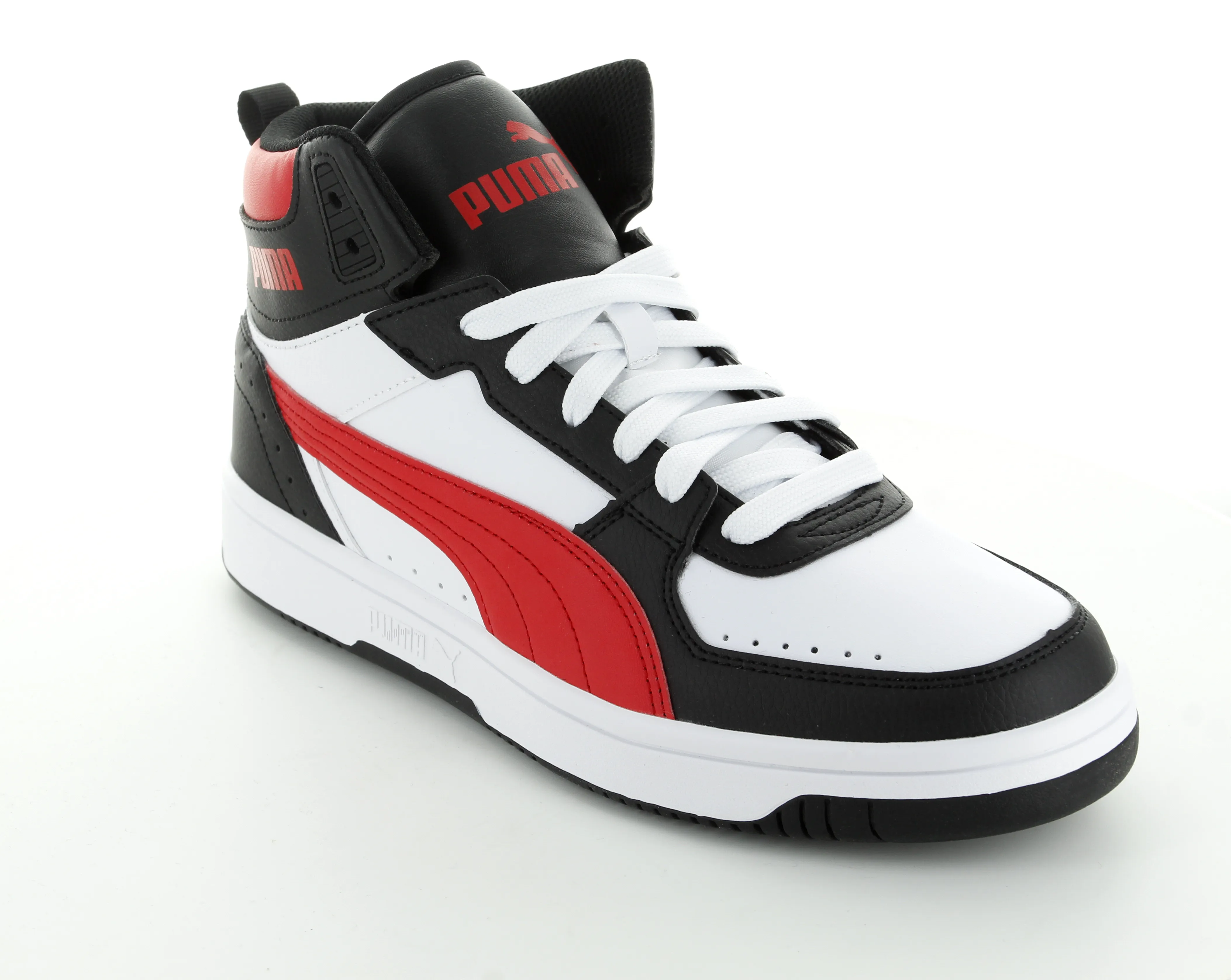 PUMA 374765-22 BCO-NGO-ROJO