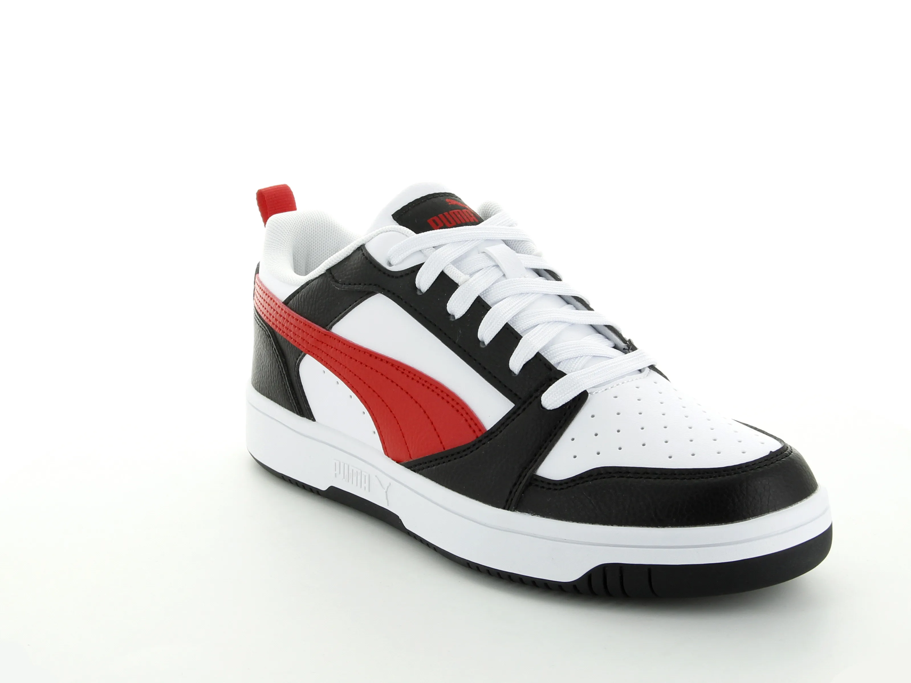 PUMA 393833-04 BCO-NGO-ROJO